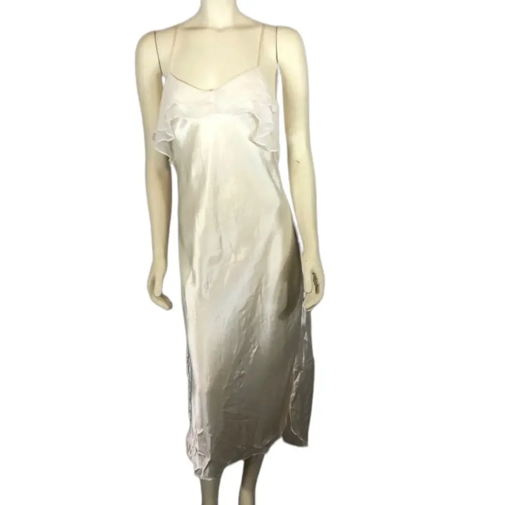American Vintage retro romantic hidden fantasy ivory sheer slip size medium